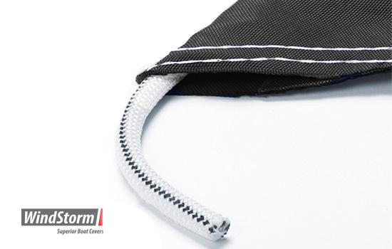 Eevelle Windstorm BOAT COVER for V HULL RUNABOUT - Low or No Bow Rails C222 - Image 5