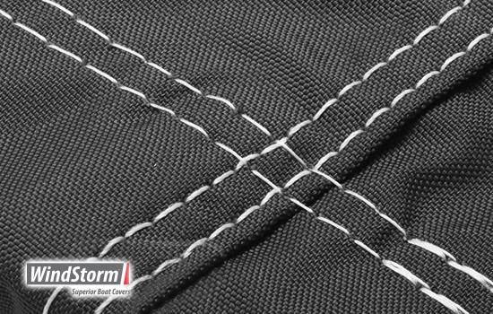 Eevelle Windstorm BOAT COVER for V HULL RUNABOUT - Low or No Bow Rails C222 - Image 12