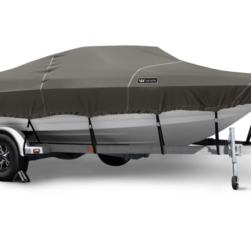 Eevelle Windstorm BOAT COVER for V HULL RUNABOUT – Low or No Bow Rails C222