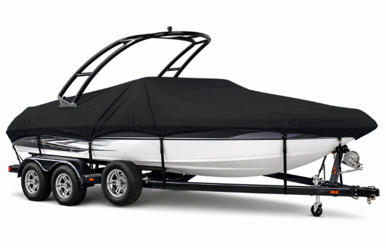 Atlantis V Hull Boat Cover– Modern Arch Wake & Ski Tower(18’6″ X 102″)