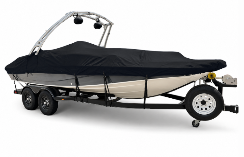 Top Notch S1 Wake Boat Cover– Modern Arch Wake & Ski Tower(24’6″ X 102″)