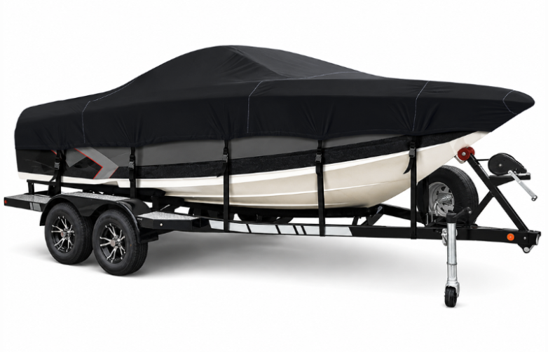 Weathermax 80 Ski Boat Cover– Low Profile Windshield(28’6″ X 102″)