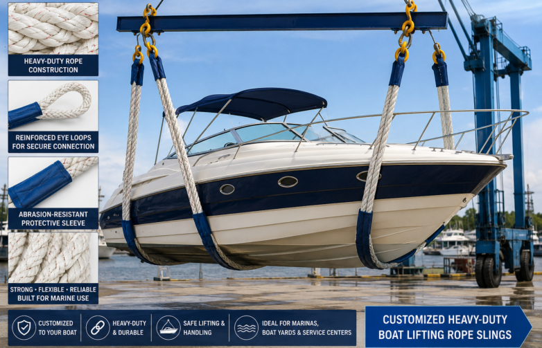 Customized heavy duty boat lifting Rope Slings